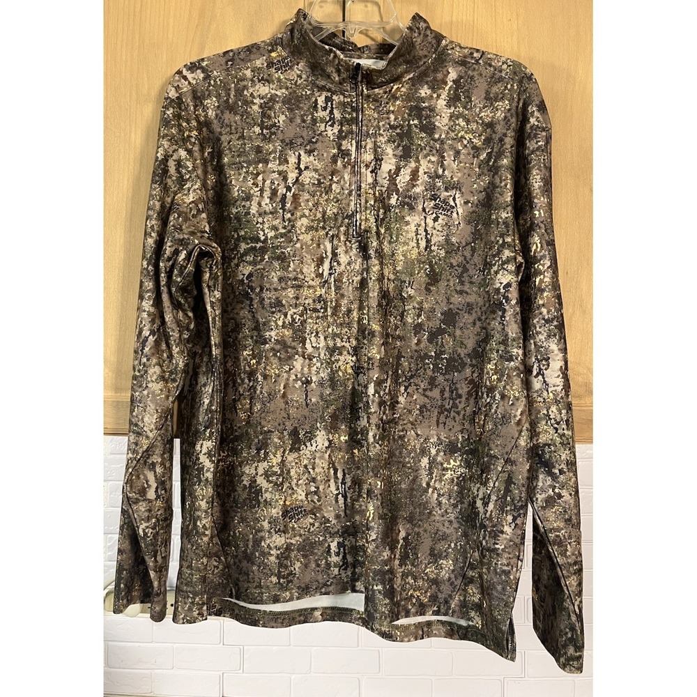 Gamehide 1/4 Zip Pullover Mens XL Camo Shape Shift Hunting Shirt‎